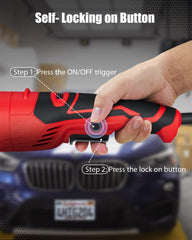 AVID POWER wool buffing bonnet for refined, high-gloss finishes.