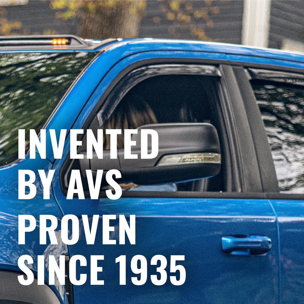 Auto Ventshade AVS in-channel guards for F-150 Raptor keep weather out and odors in check.