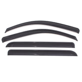 AVS outside-mount rain guards on F-150 provide weather protection and fresh interior air.