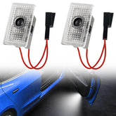 Avsty Tesla puddle light logo projection illuminating ground for luxury entry