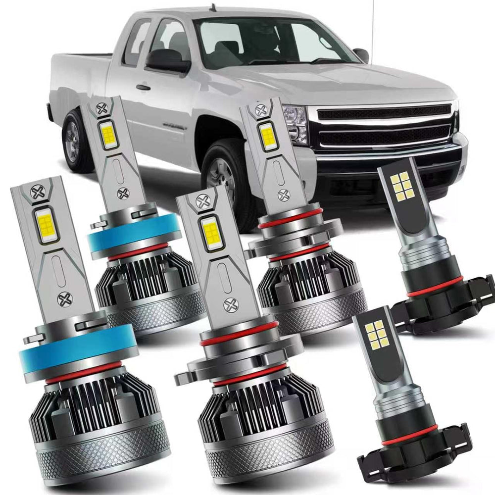 AWALITED Silverado high/low beam bulbs improve night visibility
