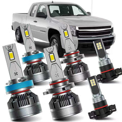 AWALITED Silverado high/low beam bulbs improve night visibility