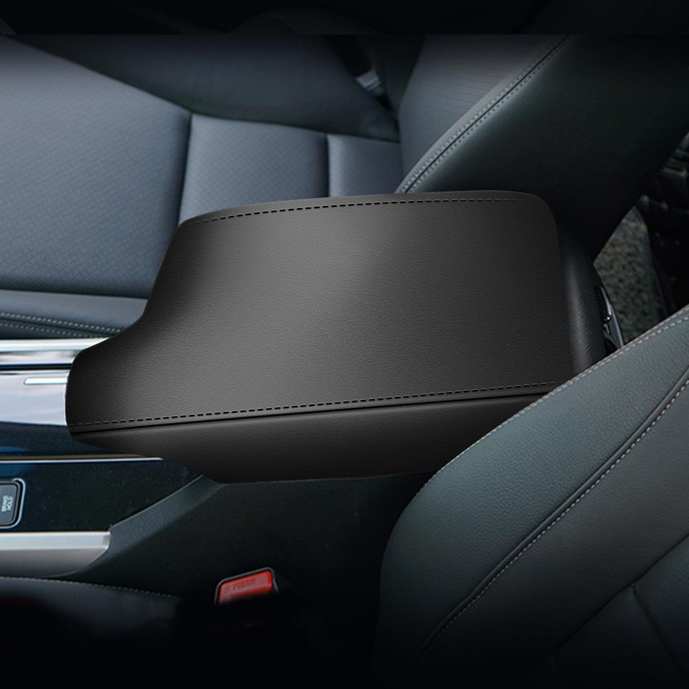 Awnexuct center console cover for Honda Accord 2013-2017 top view showing precise fit and surface protection