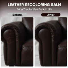 AWOWZ 12oz balm with sponges and tools for leather repair