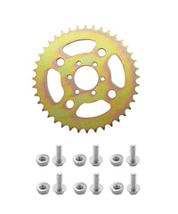 AWTURBO 40T rear chain sprocket with six holes for mini bike reliability