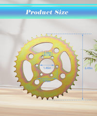High-strength steel construction of the AWTURBO sprocket