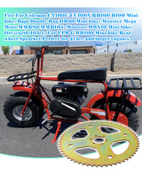 Demo of mini bike sprocket installation by AWTURBO