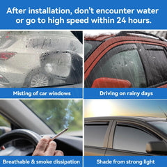 AWVRG durable acrylic rain guards protect Tacoma windows from chipping and cracking.