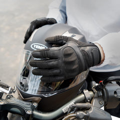 AXBXCX gloves knuckle protection highlighting high-impact defense during active use