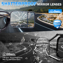 AXIMIRON anti-slip pads stabilize mirrors in wind