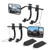 AXIMIRON clip-on main mirror for wider towing visibility