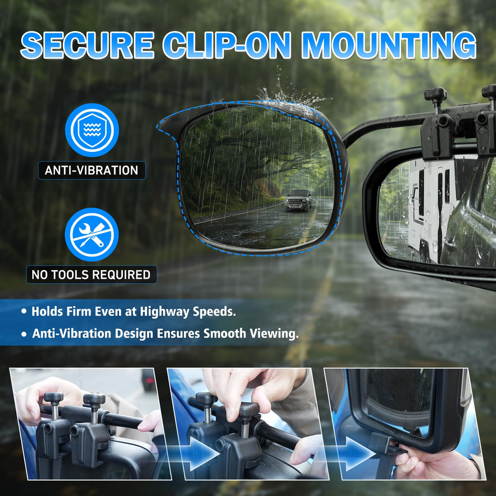AXIMIRON universal compatibility fits cars, trucks, trailers, RVs, and SUVs