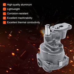 Axiovate high-volume oil pump compatibility chart confirming broad engine fit.
