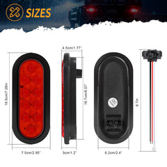 Axiraminora tail light installed with grommet for secure fit and vibration resistance.