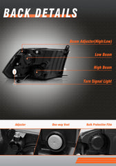AXLAHA Dodge Ram amber reflector enhances night signaling