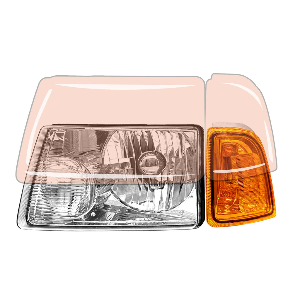 AXLAHA headlights assembly for 2001-2011 Ford Ranger direct replacement.
