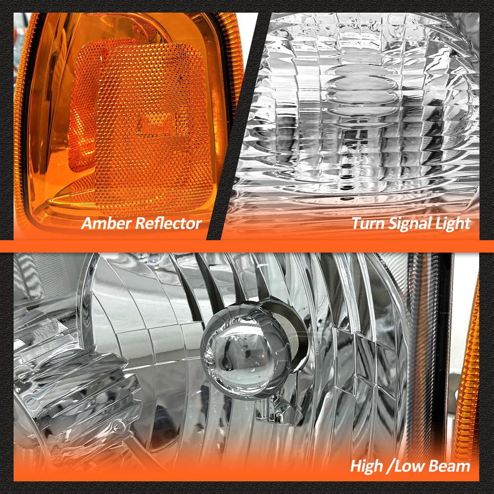 AXLAHA headlights assembly pair shipped with driver and passenger sides.