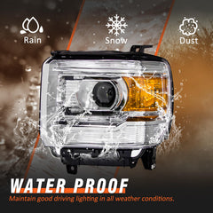 AXLAHA headlight pair ships with driver and passenger sides for replacement.