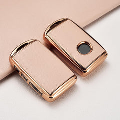 Axtrulix Mazda key fob cover pink back view emphasizes 360° protection