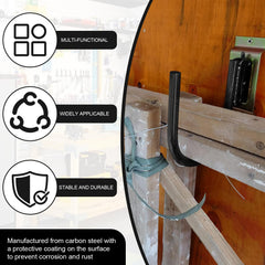 AYMMIC hooks fit standard 2.5 x 1 inch etrack rails.