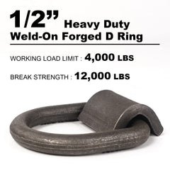 AYMMIC D-ring anchor point welded to trailer for reliable cargo securing