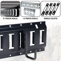 AYMMIC E-Track J Hook with spring lever for quick installation.