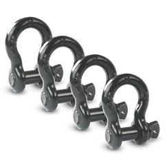 AYMMIC half inch D Ring Bow Shackle close up with screw pin for towing