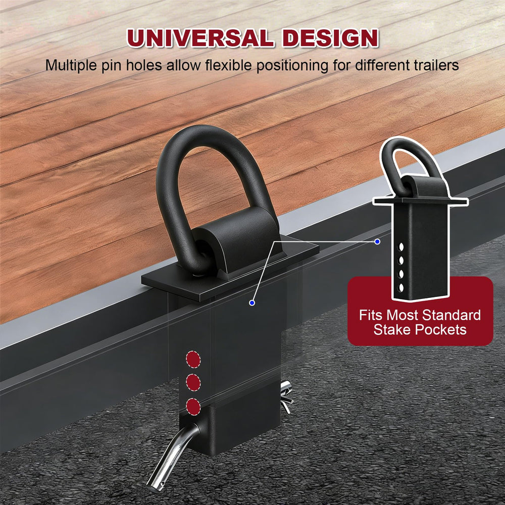AYMMIC universal-fit D-ring designed for standard stake pockets
