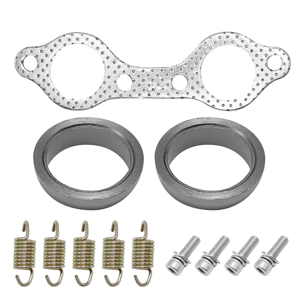 Aynaxcol exhaust manifold gasket kit, main pipe inlet-outlet, ensures a tight seal and reliable exhaust flow.