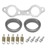 Aynaxcol exhaust manifold gasket kit, main pipe inlet-outlet, ensures a tight seal and reliable exhaust flow.