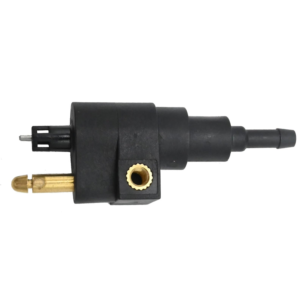 Aynaxcol fuel connector for Mercury Marine engines; front view shows secure connection.