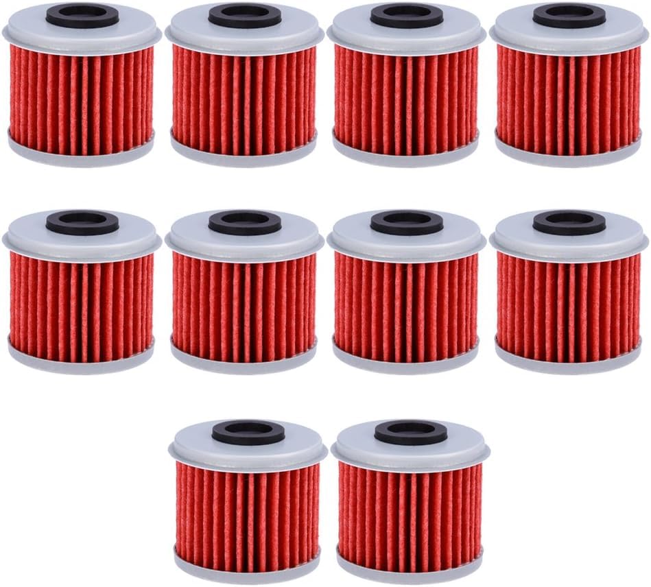 Aynaxcol KN116 oil filter for Honda ATV, side view, easy fitment