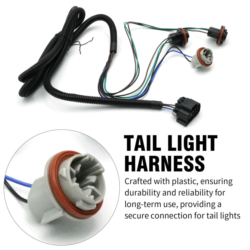 Aynaxcol tail-light harness installed on Chevrolet Silverado for reliable signaling.