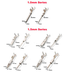 AYZAR tin plated terminal pins shown with high conductivity and corrosion protection