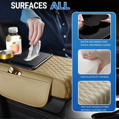 Azconty armrest box dimensions 13.8 by 7.5 by 2.9 inches for many cars.