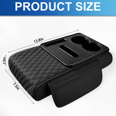 Azconty armrest box features non-slip backing and adjustable straps for secure fit.