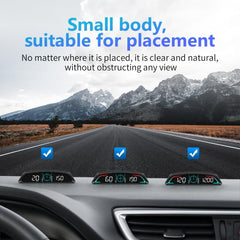 AZIJYV B3 HUD fatigue reminder for mindful driving sessions