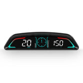 AZIJYV OBD2 meter display front view shows clear driving data