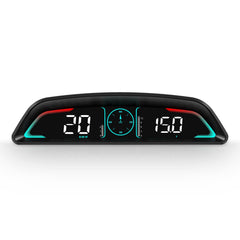 AZIJYV OBD2 meter display front view shows clear driving data