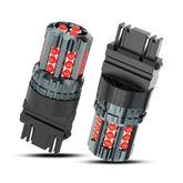 AZQOP 3157 LED brake light in red delivers 300 percent brightness for better braking visibility.