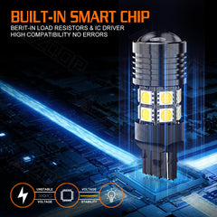 AZQOP 7440 LED 6000K cool white illumination for clarity