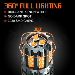 AZQOP aluminum housing LED bulb with heat dissipation for longer life