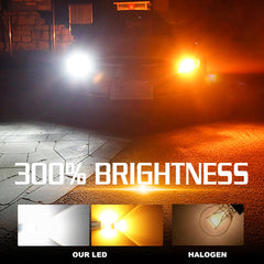 AZQOP 3157NA front turn signal bulb enhances night driving visibility