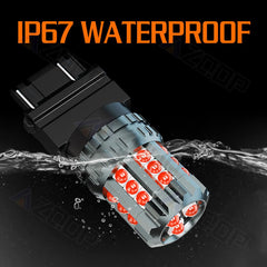 AZQOP high brightness 3157 LED bulb for safer braking.