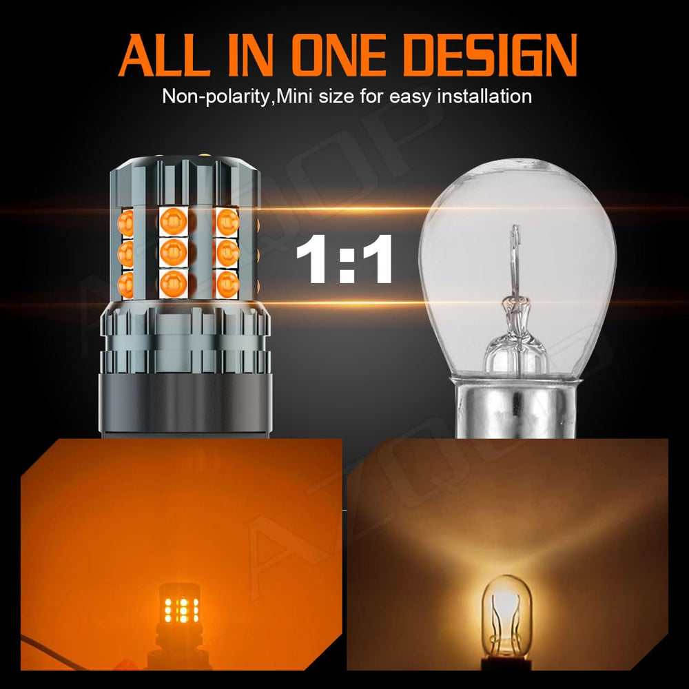 AZQOP plug-and-play 3157 LED bulb for simple installation