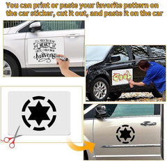 AzReference inkjet printable vinyl magnets for customizable signs.