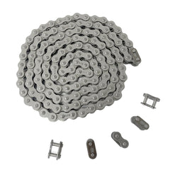 AZSSMUK 420 chain carbon steel close-up, emphasizing durability for heavy-duty off-road use.
