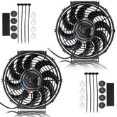 AZUNYYDS 12-inch radiator fan front view for efficient cooling
