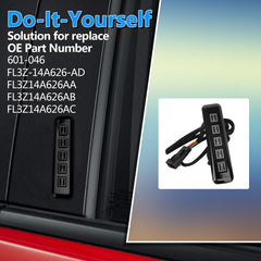 B.ZSSY 601-046 backlit keypad lit during night access for Ford