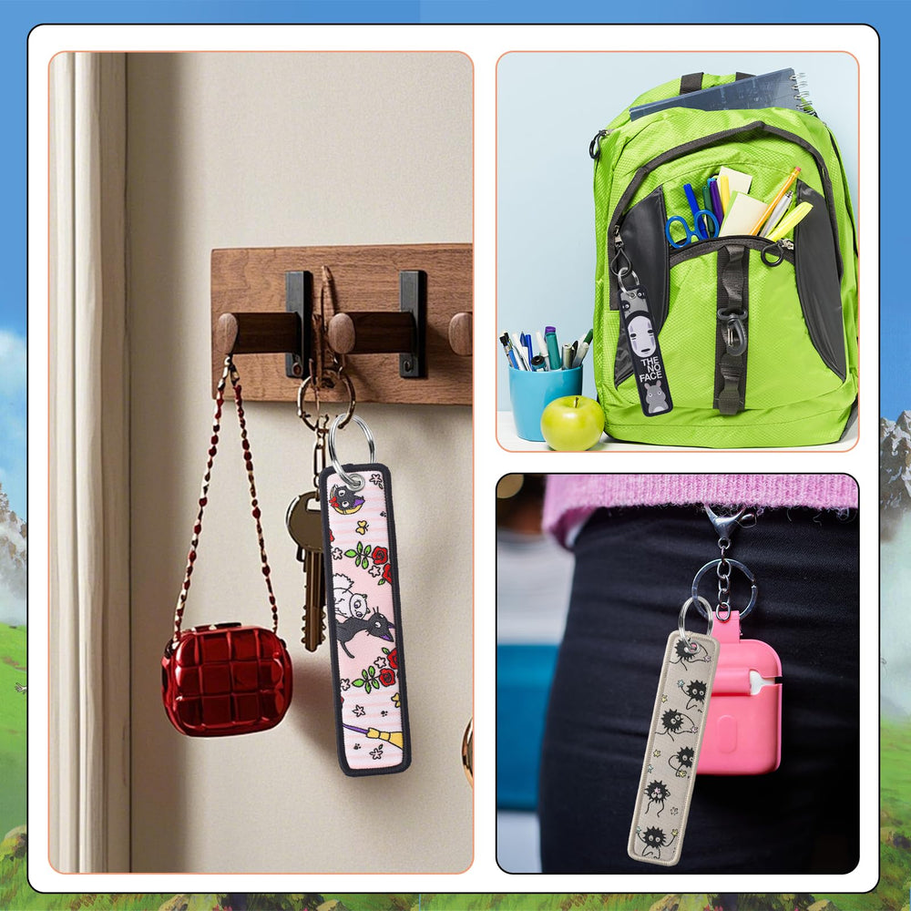 Babymiu attach to car, home, or office keys and bags for quick access.